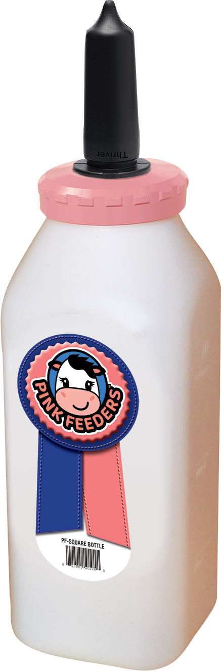 Peach Teat Nurser Bottle Complete W/Cap