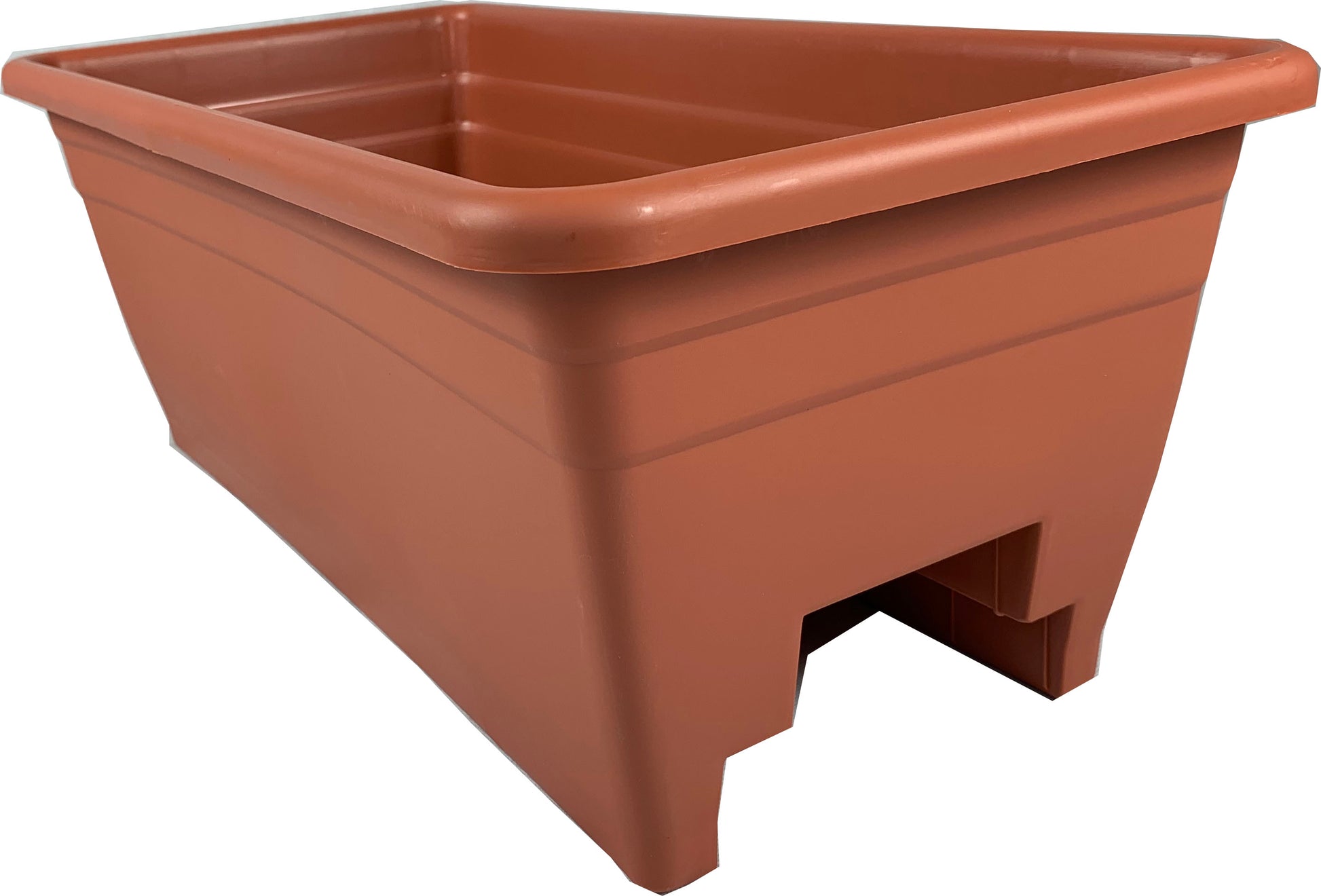 Deck Rail Plastic Box Planter