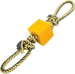 Snugarooz Tug N' Cube Dog Toy