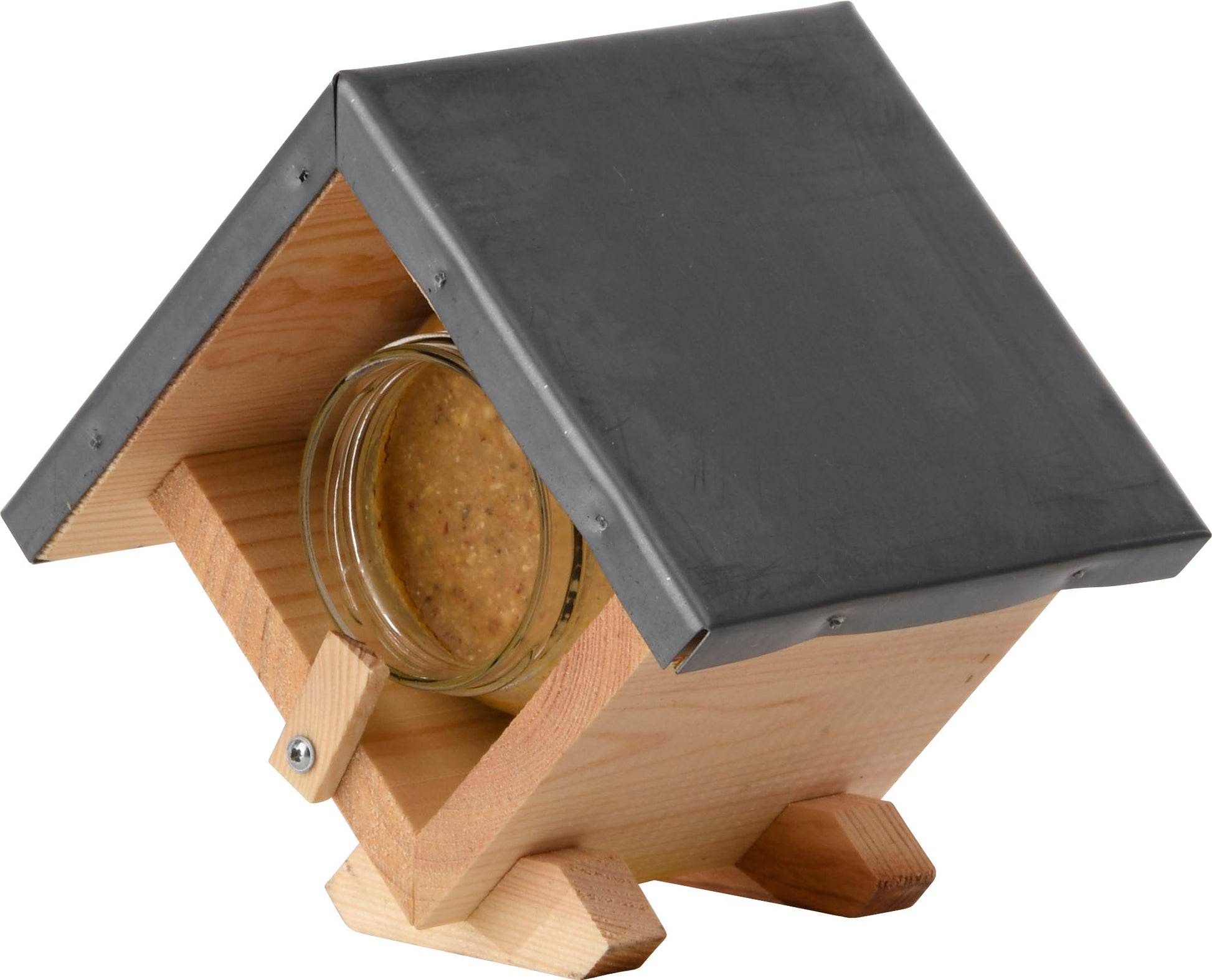 Esschert Wooden Peanut Butter House With Lock
