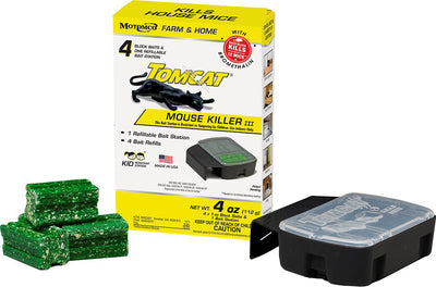 Tomcat Mouse Killer Iii Refillable Bait Station