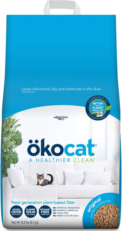 Okocat Original Premium Clumping Cat Litter