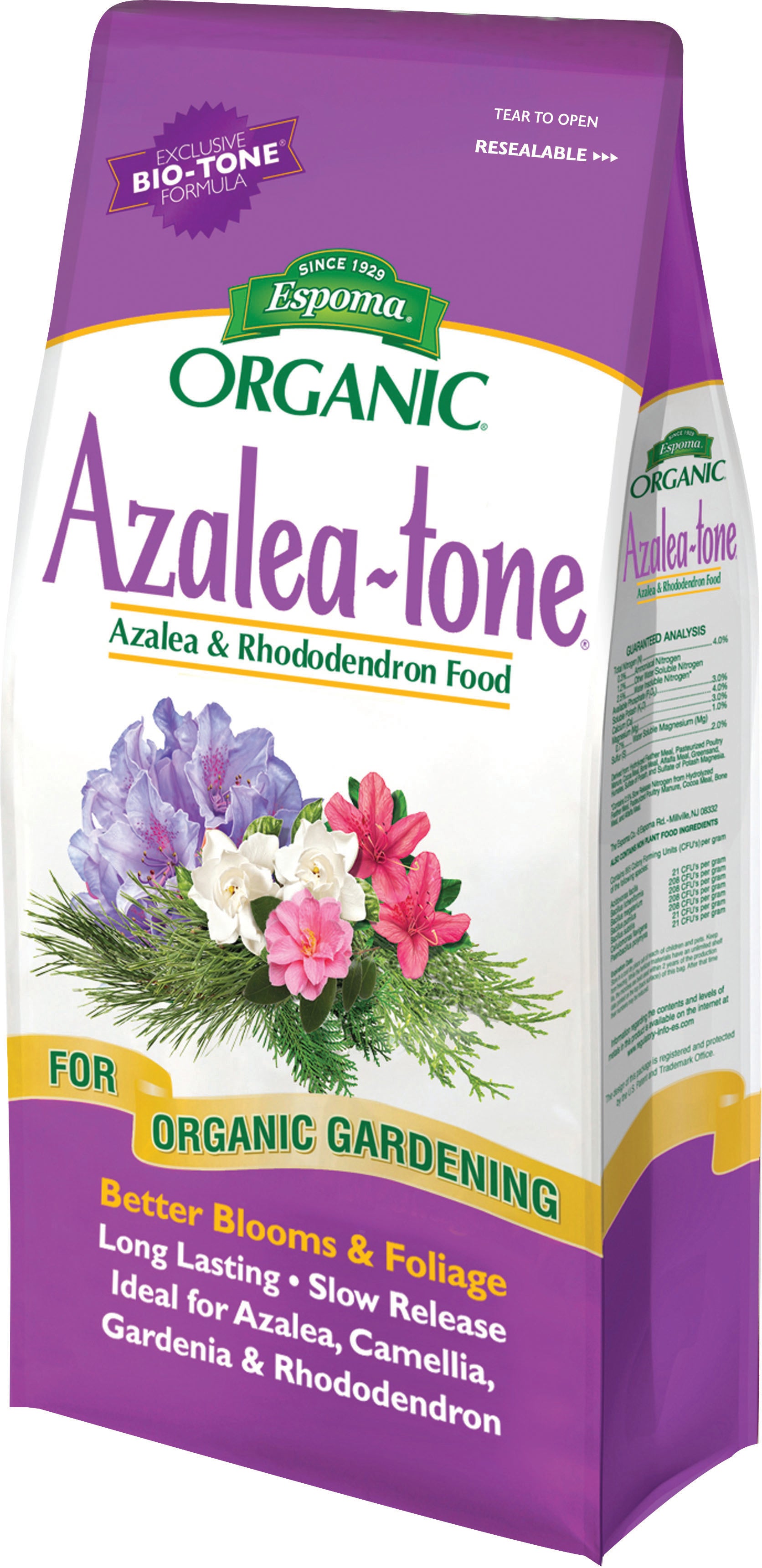 Azalea-Tone Organic Azalea & Rhododendron Food