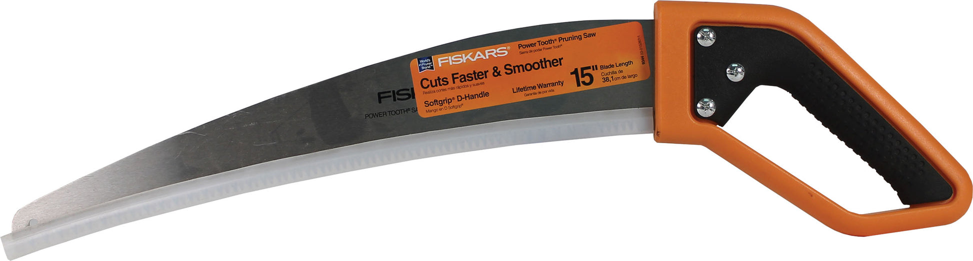 Fiskars Power Tooth Softgrip D-Handle Saw
