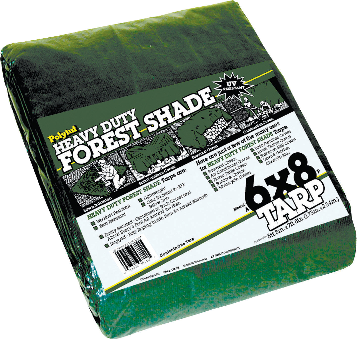 Polytuf Heavy Duty Forestshade Tarp