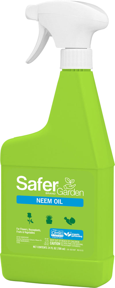 Safer Garden Neem Oil Plant Spray Omri Listed