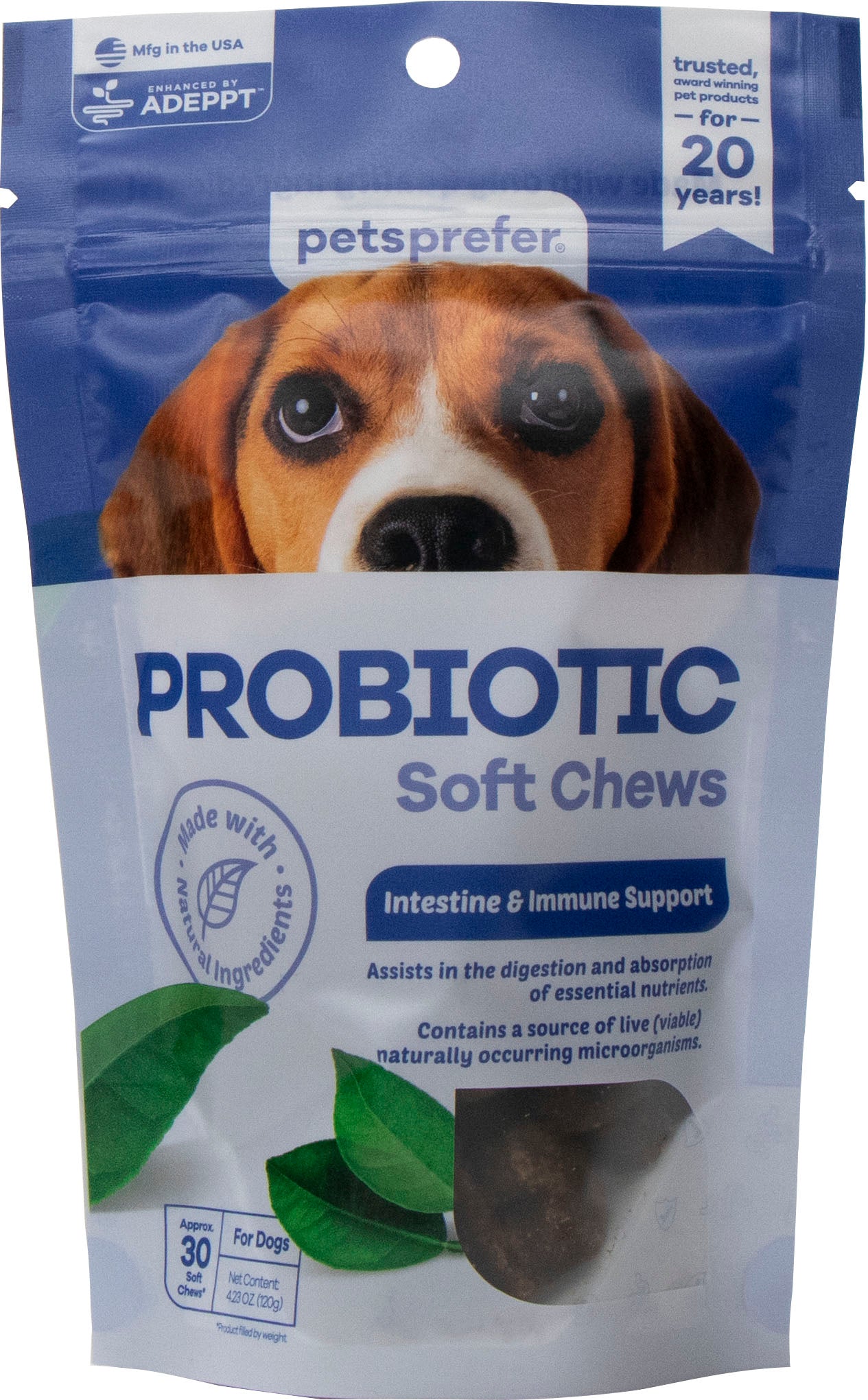 Pets Prefer Probiotic Soft Chew For Dogs