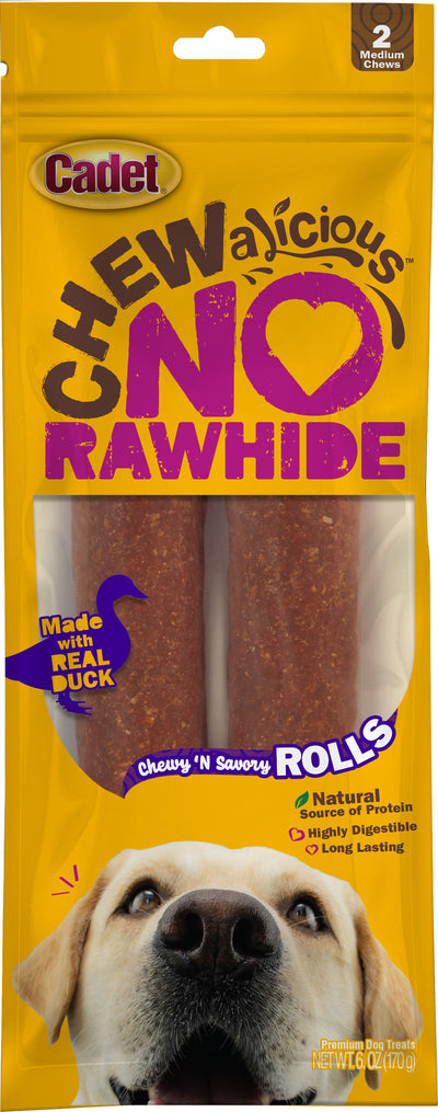 Cadet Chewalicious Rawhide-Free Savory Rolls