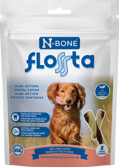 N-Bone Flossta Dual Action Dental Chew