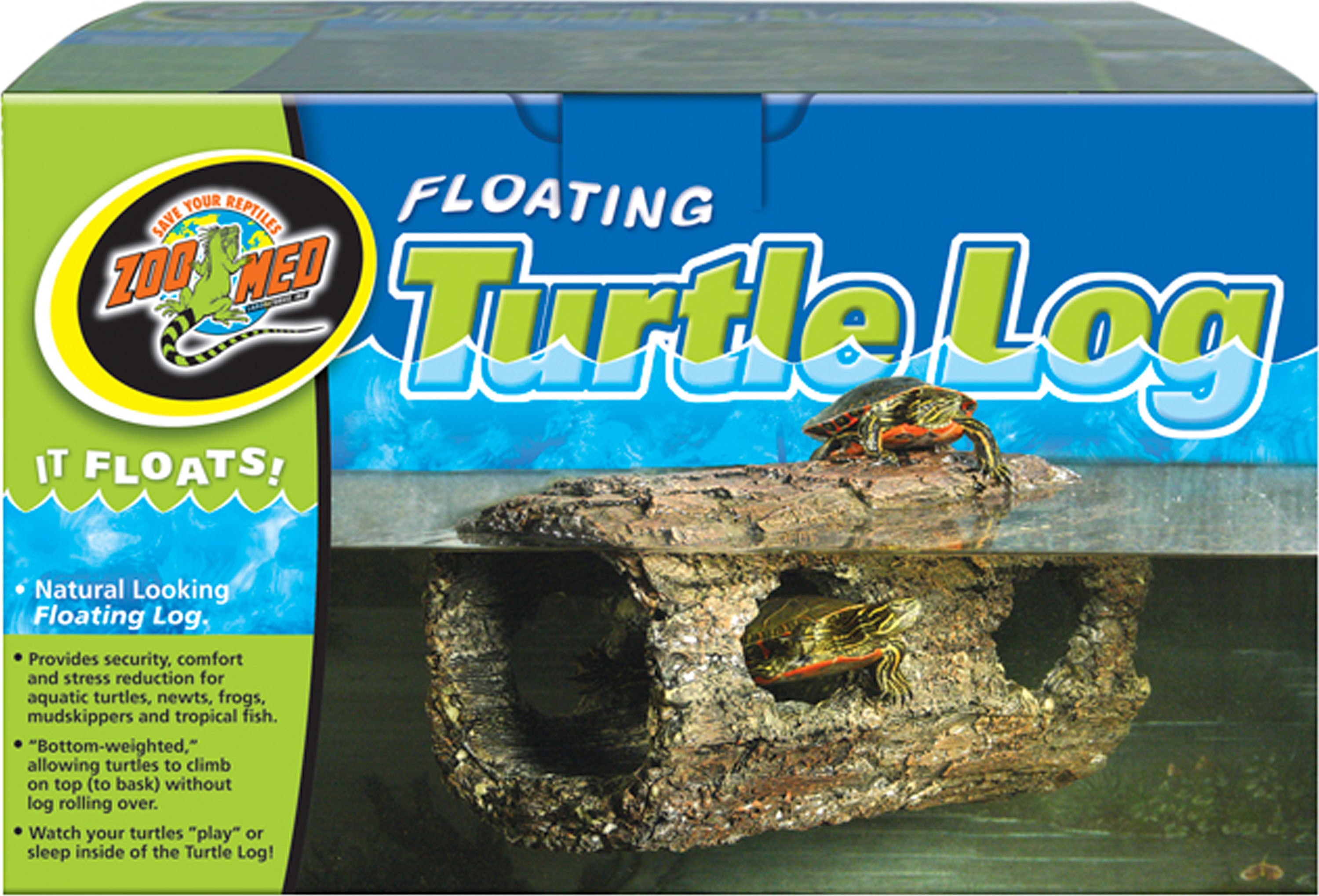 Floating Turtle Log – Monster Pets