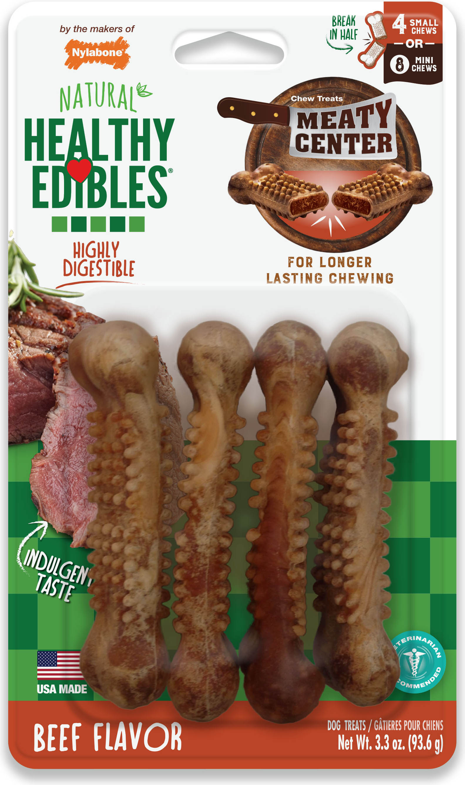 Healthy Edibles Meaty Center Chew Treat