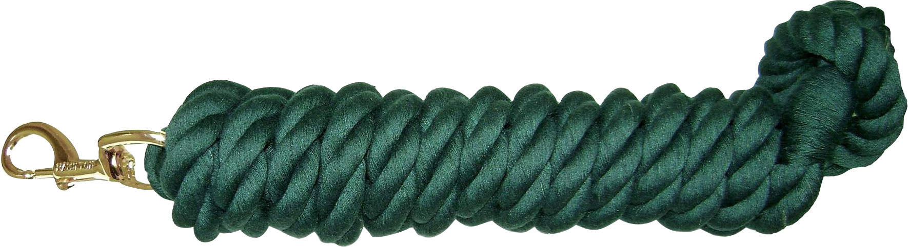 Hamilton Cotton Rope Lead W/Brass Bolt Snap