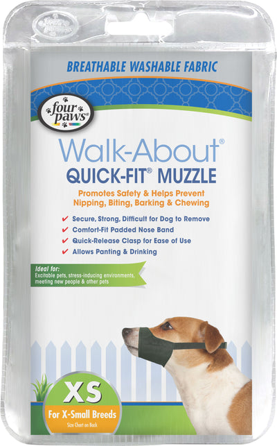 Four Paws Walk About Quick Fit Dog Muzzle