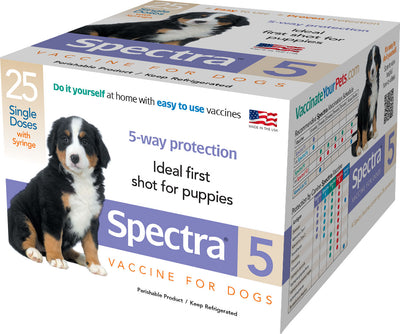 Canine Spectra 5 Dog Vaccine W/Syringe