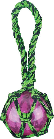 Pet Park Blvd Paracord Rope Tug W/Tpr Squeaky Ball