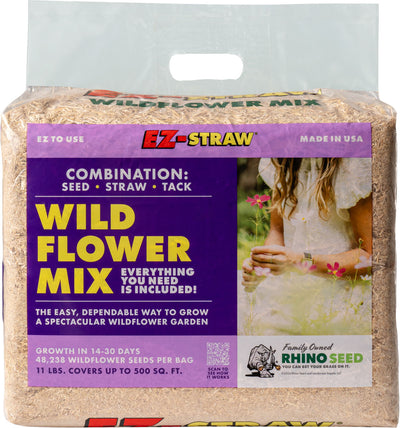 Ez-Straw Wildflower Straw Tack Covers 200 Sq Ft