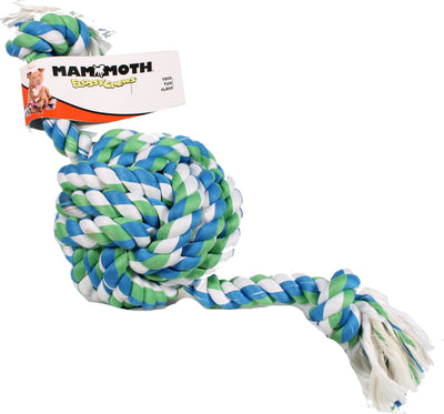 Flossy Chews Monkey Fist Ball W/Rope Ends