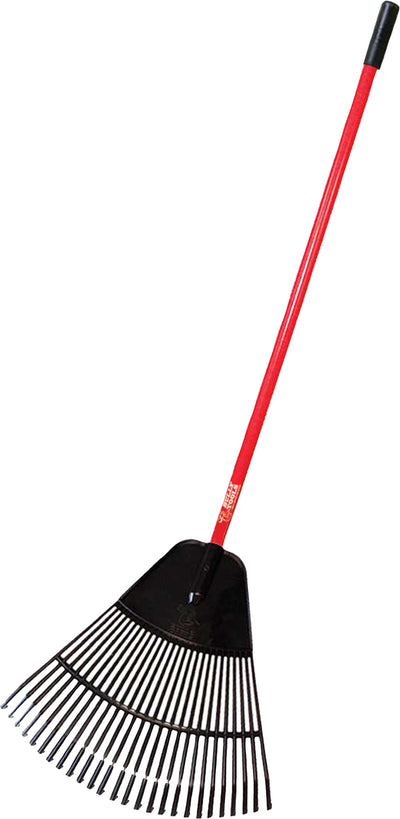 Bully Tools Poly Leaf Rake W/Fiberglass Handle