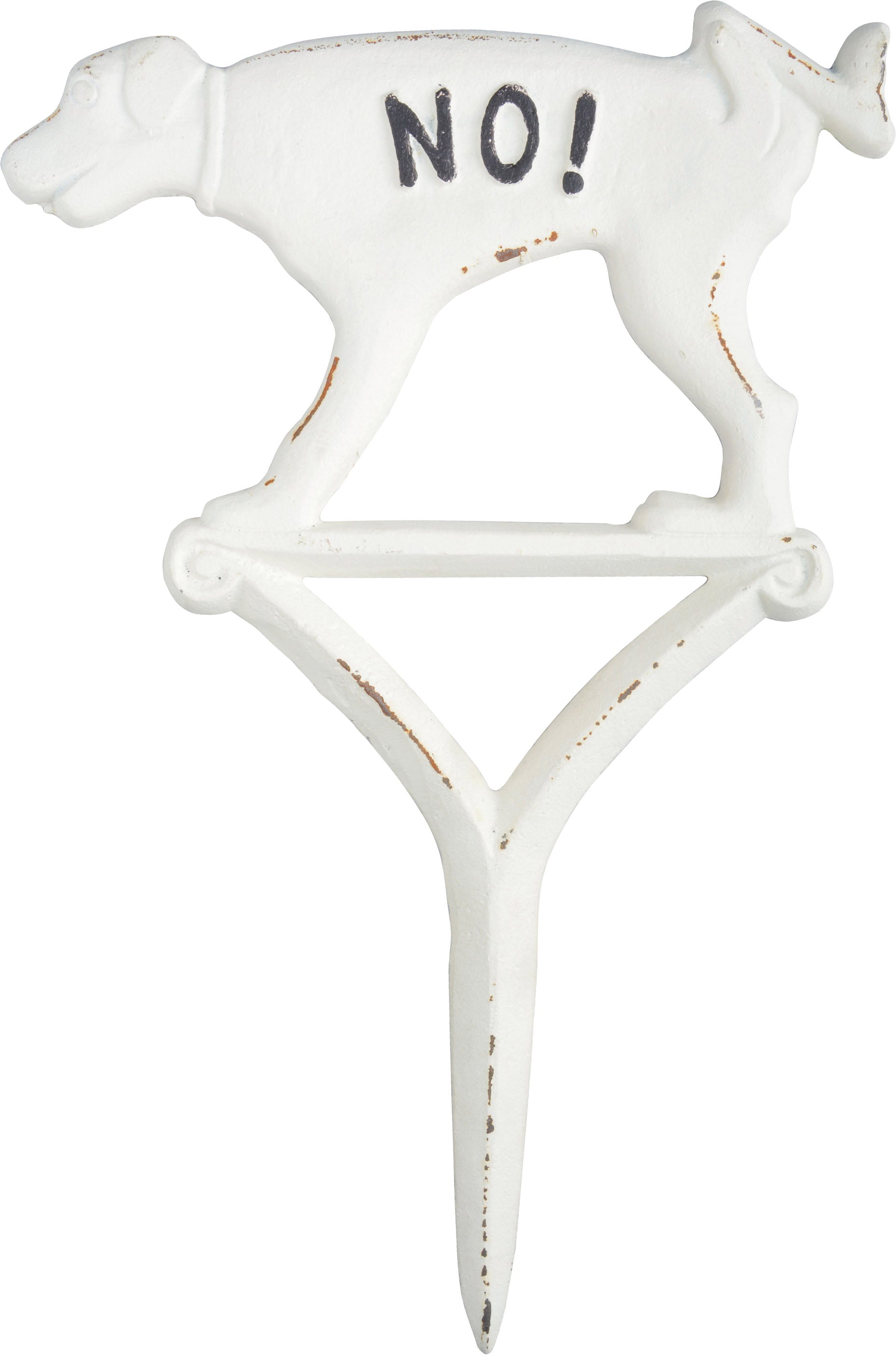 Esschert Design No! Peeing Yard Sign Cast Iron