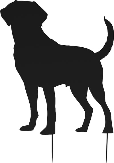 Golden Retriever Shadow Yard Stake