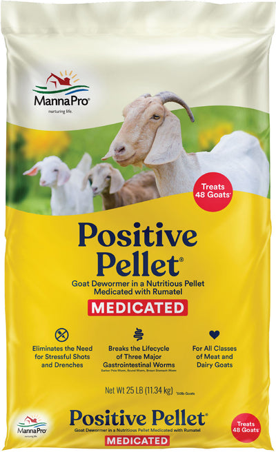 Positive Pellet Medicated Goat Dewormer
