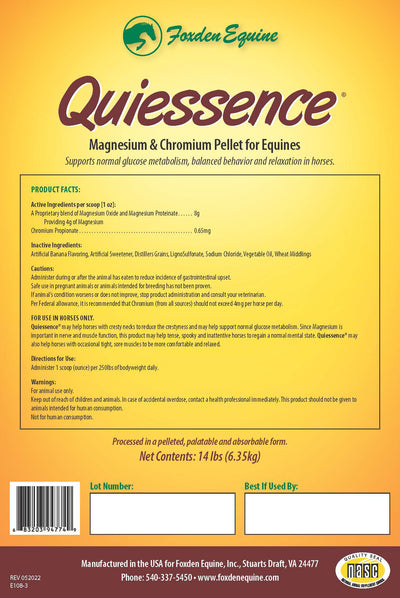 Quiessence Magnesium & Chromium Pellets