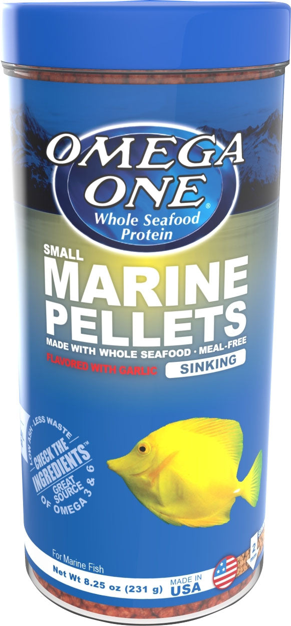 Omega One Garlic Marine Pellet Sink