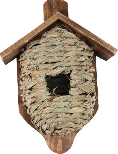 Post Mounted Grass Roosting Pocket W/Roof