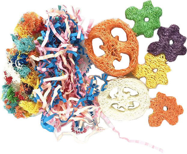 Nibbles Crinkle Loofah Delight Toy