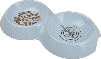 Van Ness Ecoware Double Cat Dish