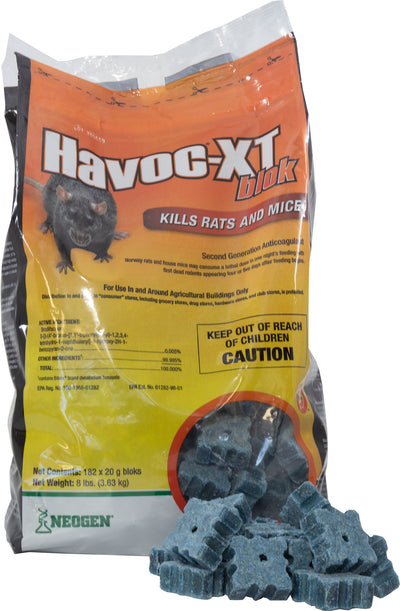 Havoc Xt Blok Rodenticide Bait