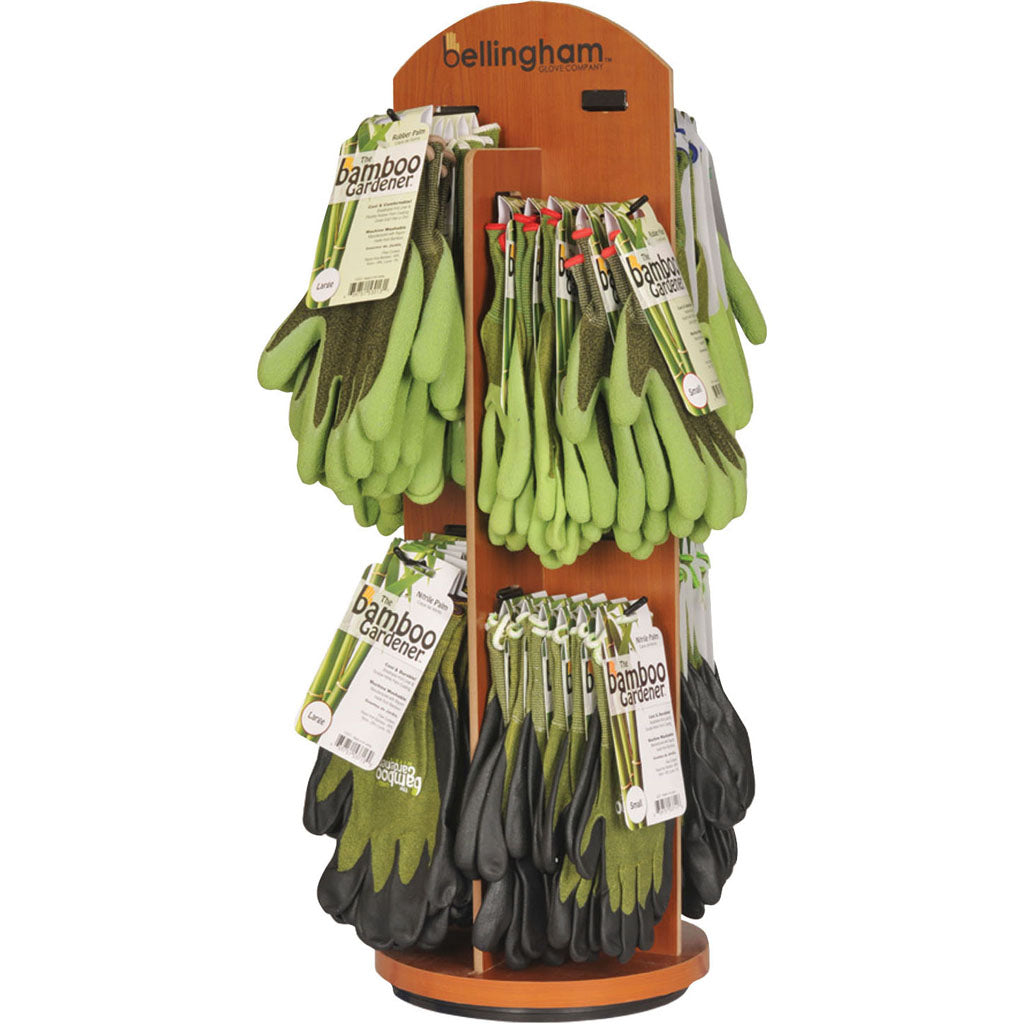 Bellingham Bamboo Gardener Gloves Spinner Rack