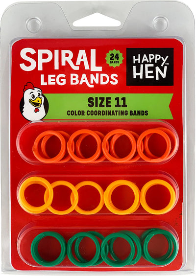 Happy Hen Spiral Leg Bands