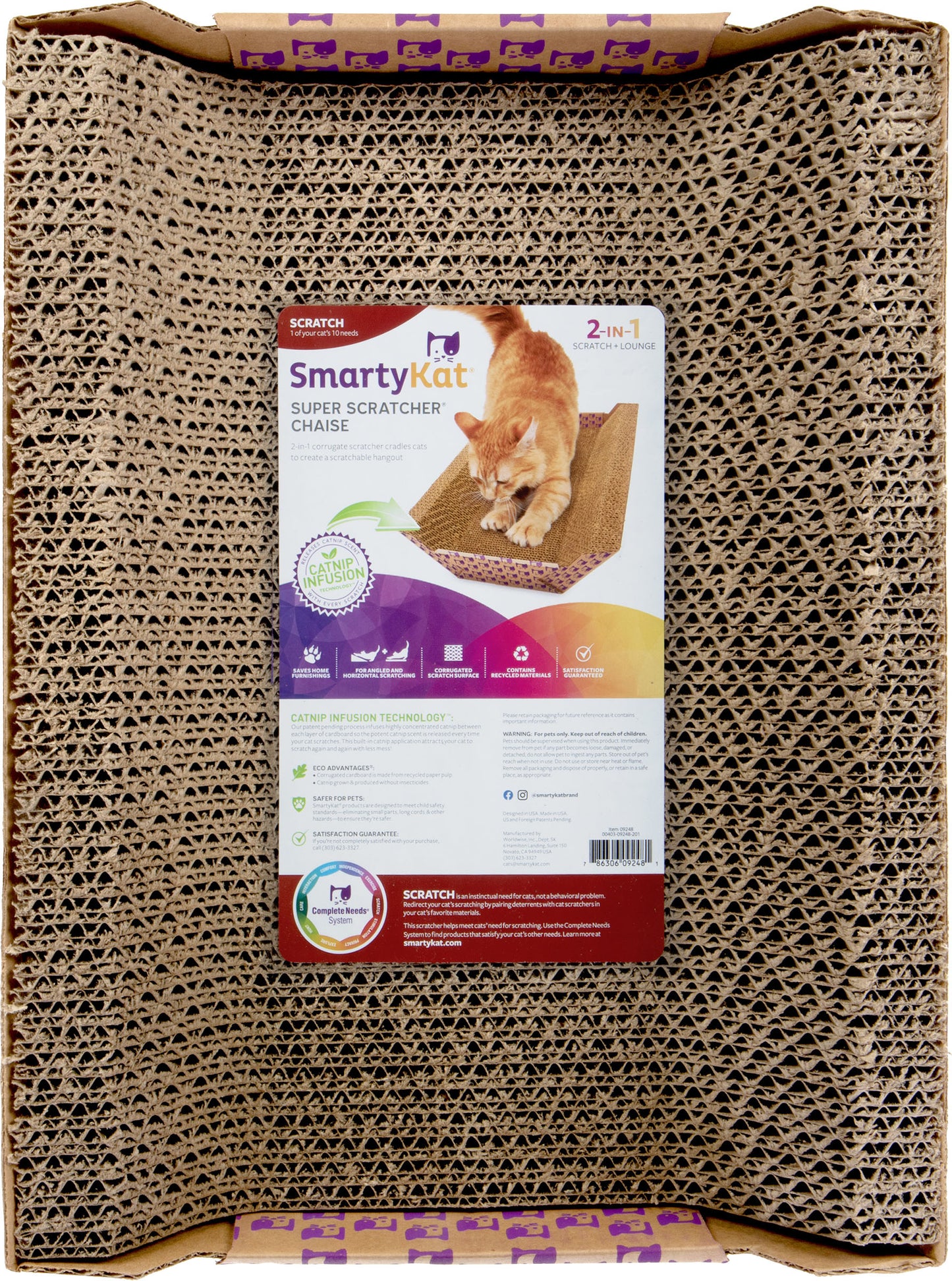 Smartykat Super Scratcher Chaise Scratcher/Lounge