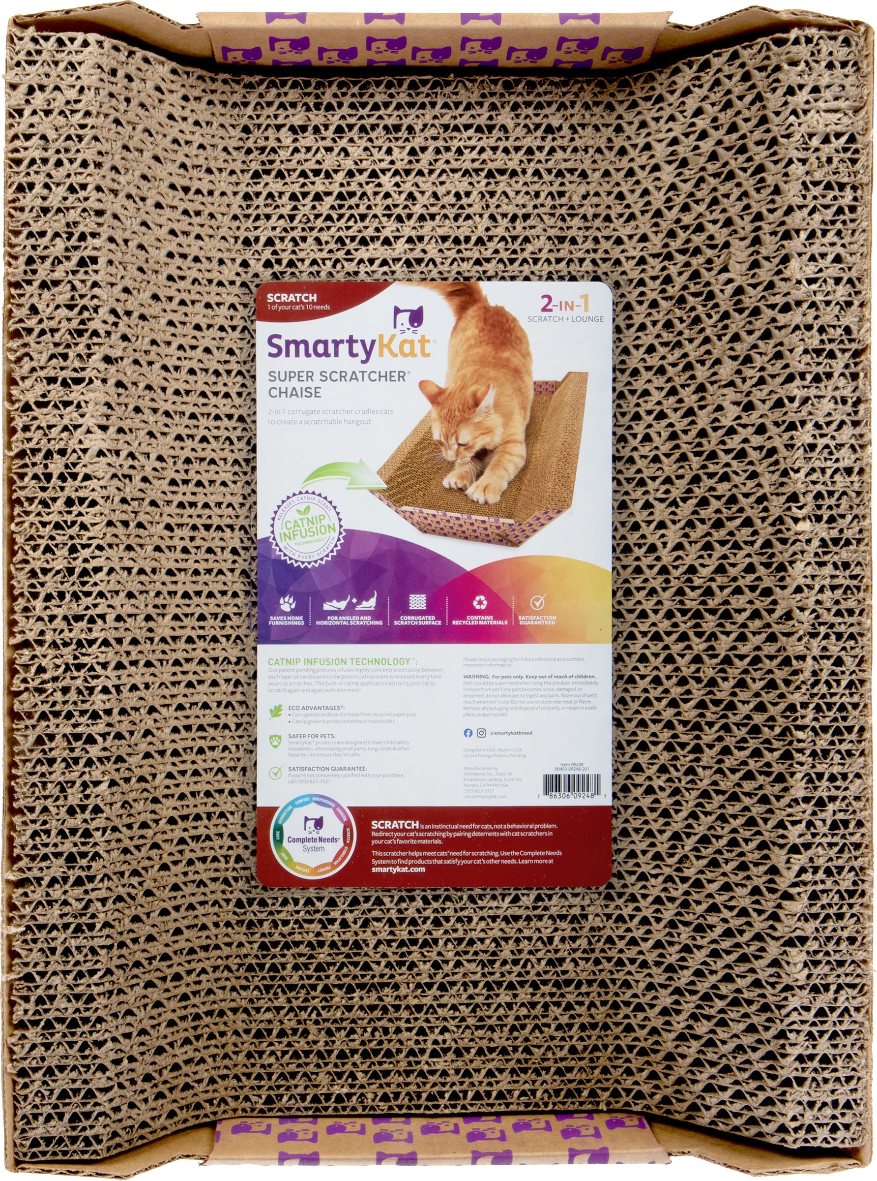 Smartykat Super Scratcher Chaise Scratcher/Lounge