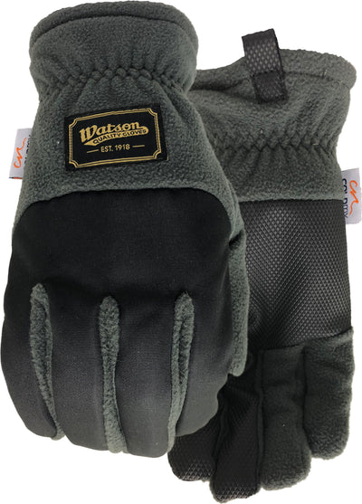 Watson Gloves Mens Fleece Navidad Wastenot Fabric