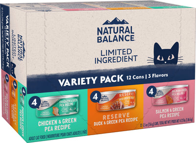 Nb Limited Ingredient Canned Cat Food Variety Pack