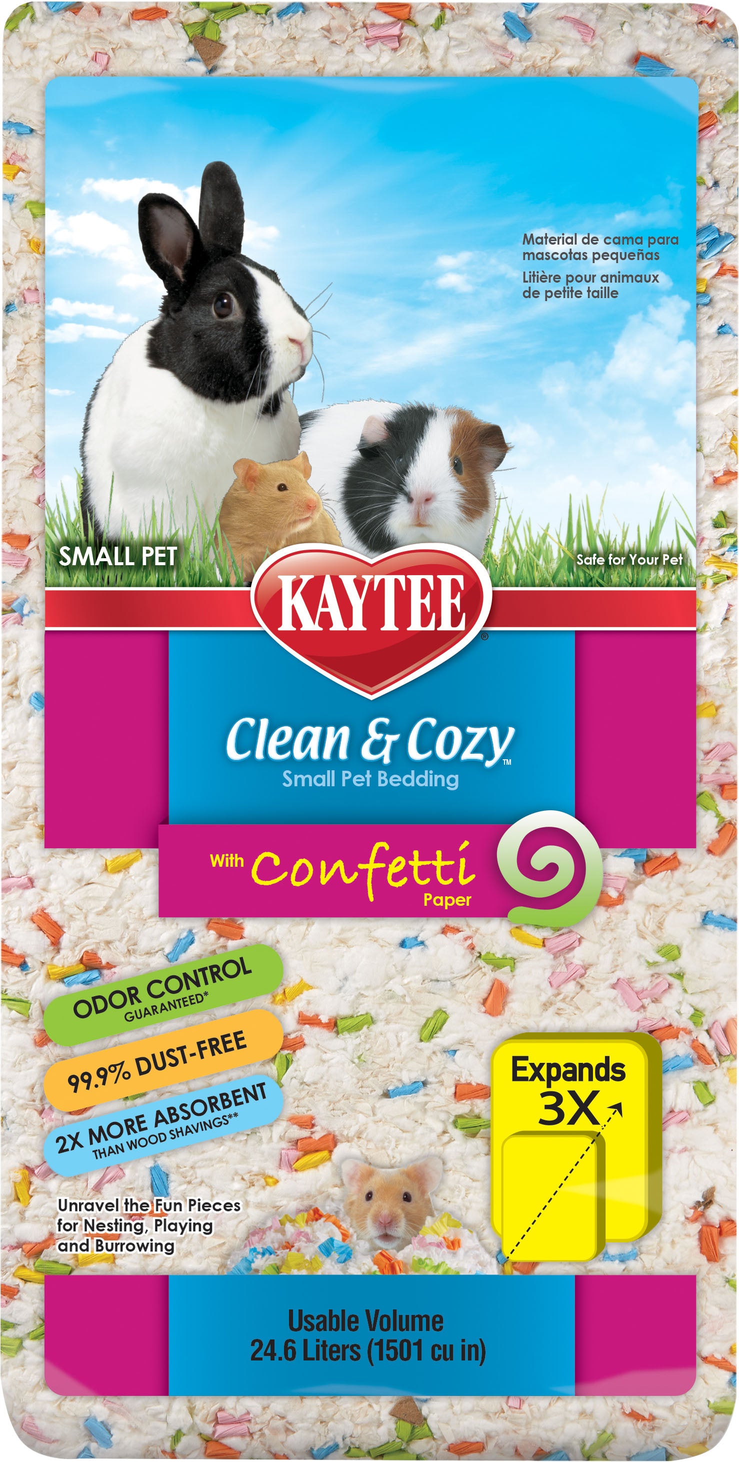 Clean & Cozy Small Pet Bedding
