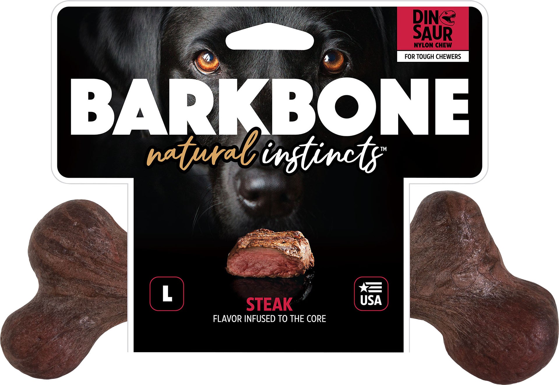 Dinosaur Barkbone Usa Extreme Dog Chew