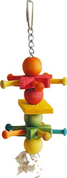 Happy Beaks Wooden Cowboy Spur Bird Toy