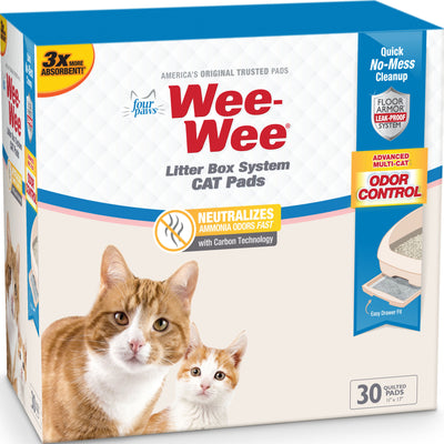 Wee-Wee Litter Box System Cat Pads
