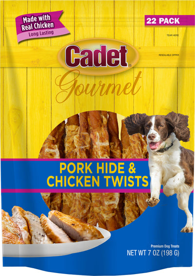Cadet Gourmet Porkhide & Chicken Twists