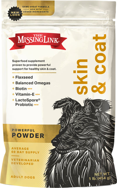 The Missing Link Skin & Coat Dog Supplement Powder