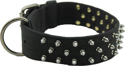 Bravo Nylon Spiked Dog Collar