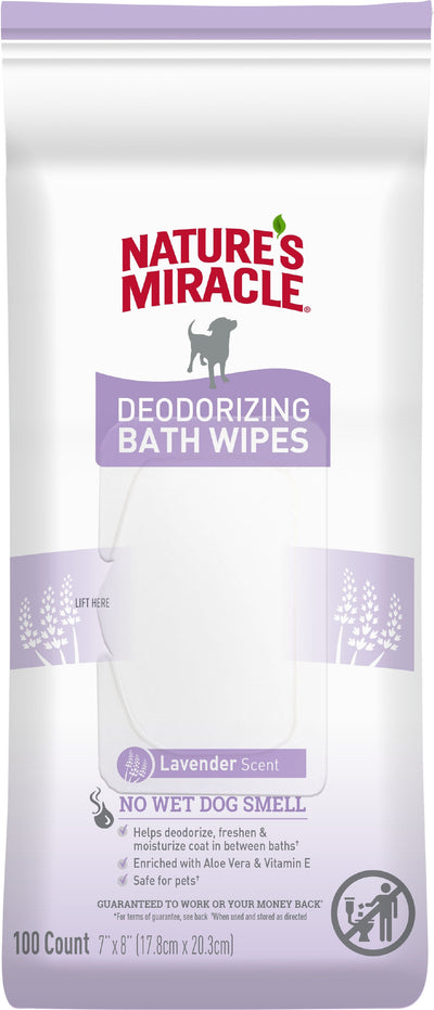 Nature'S Miracle Deodorizing Bath Wipes
