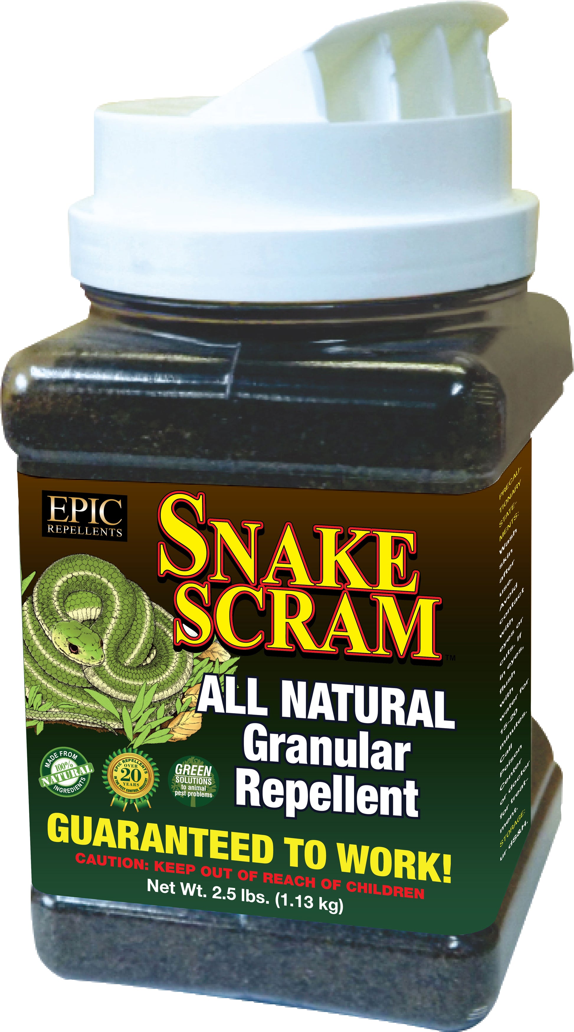 Snake Scram All Natural Granular Repellent Shaker