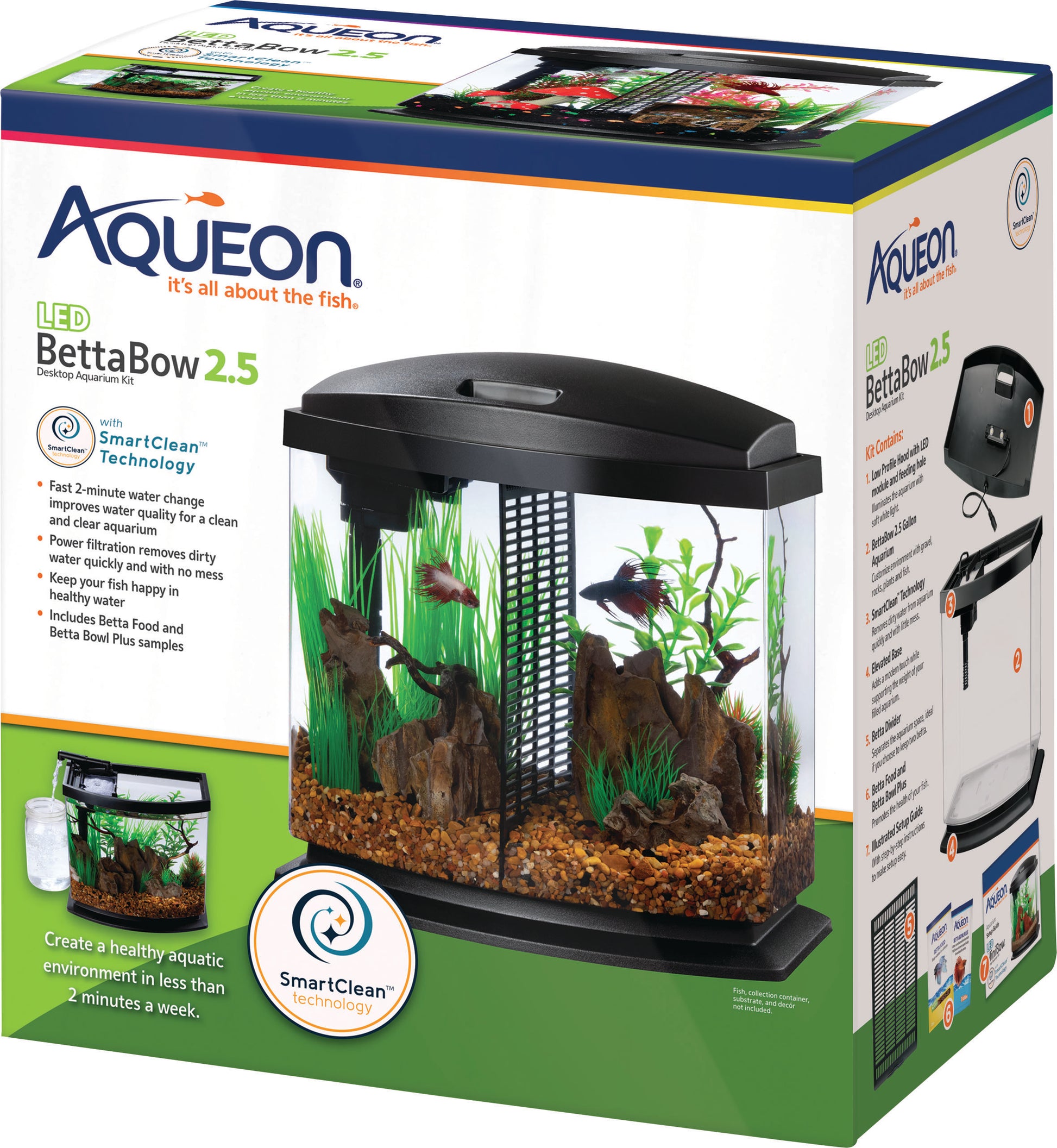 Aqueon Betta Bow Smartclean Kit