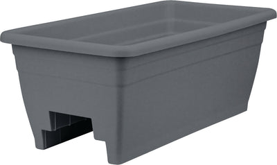 Deck Rail Plastic Box Planter