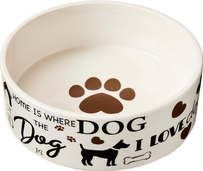 Spot I Love Dogs Stoneware Dog Dish