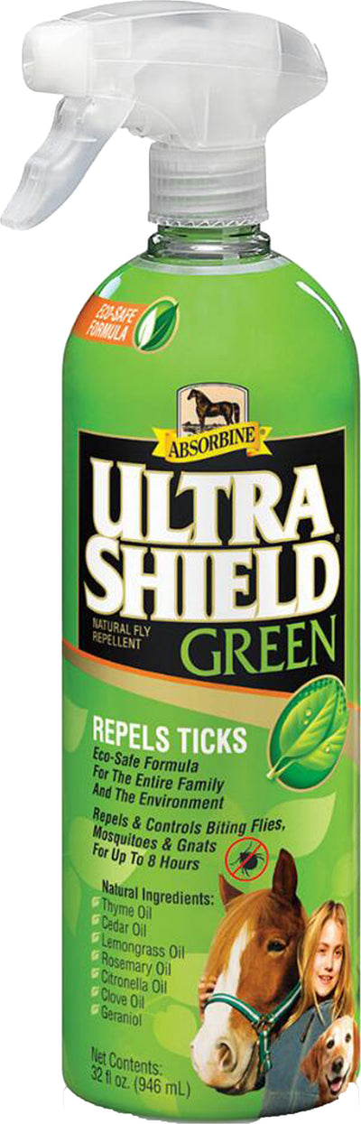 Absorbine Ultrashield Green Nat Fly Repel Spray